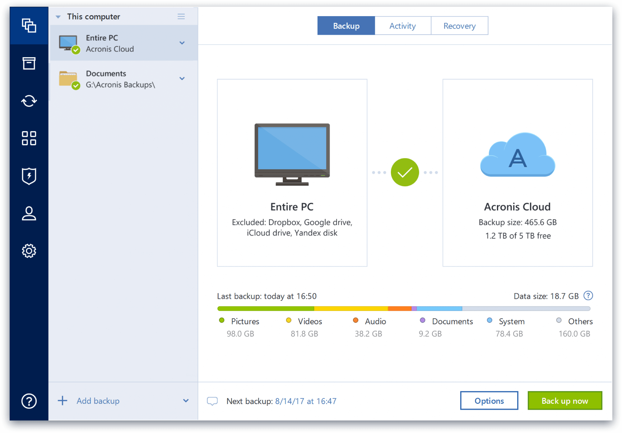 Acronis disk image software